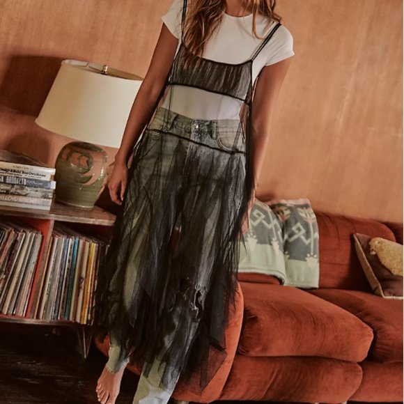 Free People Other - Free People All About You Slip Dress Intimately Black Size Small - Like New